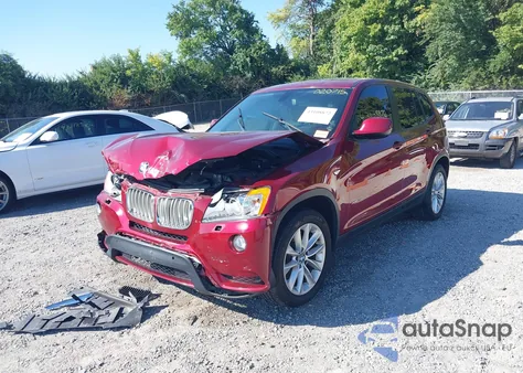 2014 BMW X3 xDrive28I z USA, uszkodzony, nr VIN 5UXWX9C53E0D20715